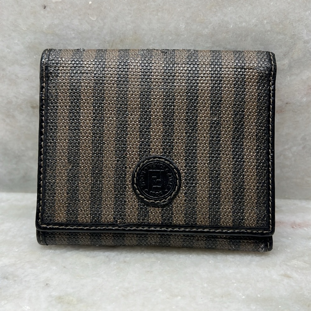 Fendi vintage, authentic trifold, wallet